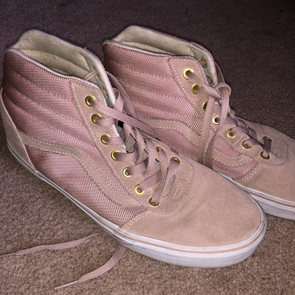 dusty rose vans